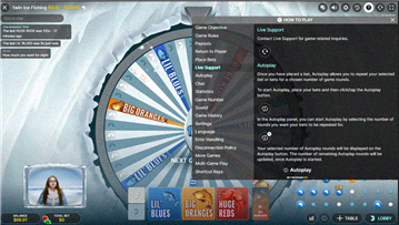 Live support Evolution Gaming Ice Fishing